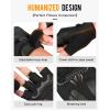 imageATERCEL Cycling Gloves  Mens Bicycle Gloves for Cycling Workout Gym Training Weight Lifting Outdoor Dirt Bike Mountain Bike RidingBlack