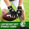 imageATERCEL Football Gloves for Men  Enhanced Performance and High Grip Receiver Gloves for Rugby Adults and Youthwhite