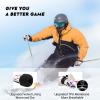 imageATERCEL Ski Gloves Men Women Waterproof 2022 Updated Touchscreen Snow Gloves Snowboard Gloves for Cold WeatherRed