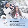 imageATERCEL Ski Gloves Men Women Waterproof 2022 Updated Touchscreen Snow Gloves Snowboard Gloves for Cold WeatherRed