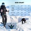 imageATERCEL Ski Gloves Men Women Waterproof 2022 Updated Touchscreen Snow Gloves Snowboard Gloves for Cold WeatherRed