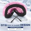 imageATERCEL Ski goggles OTG Antifog Snowboard Goggles Men Women Youth Snow Goggles Bendable DualLenses 100 UV Protection