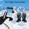 imageATERCEL Waterproof Touchscreen Ski Gloves Snow Gloves for Snowboard Snowmobile Winter Hiking for Man and Women Suitable in Cold Weather