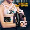 imageATERCEL Weight Lifting Gloves Breathable Workout Gloves with Wrist Support for Gym Exercise Pull ups Super Lightweight for Mens and Women Full Palm ProtectionPink