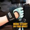imageATERCEL Weight Lifting Gloves Breathable Workout Gloves with Wrist Support for Gym Exercise Pull ups Super Lightweight for Mens and Women Full Palm ProtectionAqua