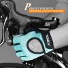 imageATERCEL Weight Lifting Gloves Full Palm Protection Workout Gloves for Gym Cycling Exercise Breathable Super Lightweight for Mens and WomenAqua