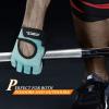 imageATERCEL Weight Lifting Gloves Full Palm Protection Workout Gloves for Gym Cycling Exercise Breathable Super Lightweight for Mens and WomenAqua