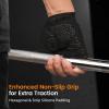 imageATERCEL Weight Lifting Gloves Full Palm Protection Workout Gloves for Gym Cycling Exercise Breathable Super Lightweight for Mens and WomenBlack