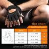 imageATERCEL Weight Lifting Gloves Full Palm Protection Workout Gloves for Gym Cycling Exercise Breathable Super Lightweight for Mens and WomenBlack