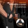 imageATERCEL Weight Lifting Gloves Full Palm Protection Workout Gloves for Gym Cycling Exercise Breathable Super Lightweight for Mens and WomenGrey Black