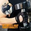 imageATERCEL Weight Lifting Gloves Full Palm Protection Workout Gloves for Gym Cycling Exercise Breathable Super Lightweight for Mens and WomenGrey Black