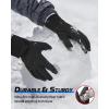 imageATERCEL Winter Gloves Men Women Waterproof Cold Weather Gloves for Women Men Touchscreen Gloves for Running Driving Cycling Skiing Skating and Snow Warm Fleece Gloves