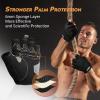 imageATERCEL Workout Gloves for Women Men Perfect Palm Protection Gym Gloves with AntiSlip Silicone Breathable ampamp Durable Weight Lifting Gloves for Powerlifting Exercise CyclingBlack