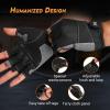 imageATERCEL Workout Gloves for Women Men Perfect Palm Protection Gym Gloves with AntiSlip Silicone Breathable ampamp Durable Weight Lifting Gloves for Powerlifting Exercise CyclingBlack