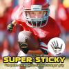 imageATERCEL Youth Football Gloves Kids Sticky Receiver Gloves Grip Football Glove for Boys GirlsBlackGolden