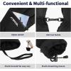 imageWaterproof Ski Gloves Warm 3M Thinsulate Gloves Touchscreen for Men Women in Skiing Snowboarding Snowmobiling HikingBlack
