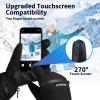 imageWaterproof Ski Gloves Warm 3M Thinsulate Gloves Touchscreen for Men Women in Skiing Snowboarding Snowmobiling HikingBlack