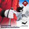 imageWaterproof Ski Gloves Warm 3M Thinsulate Gloves Touchscreen for Men Women in Skiing Snowboarding Snowmobiling HikingWhite