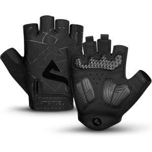 imageATERCEL Cycling Gloves  Mens Bicycle Gloves for Cycling Workout Gym Training Weight Lifting Outdoor Dirt Bike Mountain Bike RidingBlack