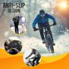 imageATERCEL Gloves for Women Cold Weather Winter Gloves MenTouch Screen Warm Waterproof Glove for Cycling Running DrivingBlack